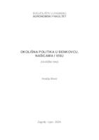 prikaz prve stranice dokumenta Okolišna politika u Benkovcu, Našicama i Visu