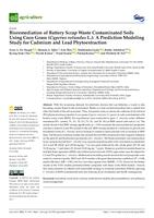 prikaz prve stranice dokumenta Bioremediation of Battery Scrap Waste Contaminated Soils Using Coco Grass (Cyperus rotundus L.): A Prediction Modeling Study for Cadmium and Lead Phytoextraction