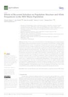 prikaz prve stranice dokumenta Effects of Recurrent Selection on Population Structure and Allele Frequencies in the M3S Maize Population