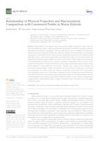 prikaz prve stranice dokumenta Relationship of Physical Properties and Macronutrient Composition with Carotenoid Profile in Maize Hybrids