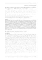 prikaz prve stranice dokumenta The effect of partial replacement of maize with dried whey on N bilance from a diet based on alfalfa haylage in wether sheep