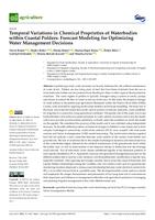 prikaz prve stranice dokumenta Temporal Variations in Chemical Proprieties of Waterbodies within Coastal Polders: Forecast Modeling for Optimizing Water Management Decisions