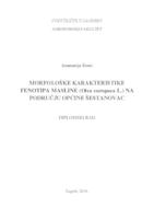 prikaz prve stranice dokumenta Morfološke karakteristike fenotipa masline (Olea europaea. L) na području općine Šestanovac