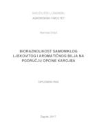 prikaz prve stranice dokumenta Bioraznolikost samoniklog ljekovitog i aromatičnog bilja na području općine Karojba