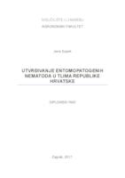 prikaz prve stranice dokumenta Utvrđivanje entomopatogenih nematoda u tlima Republike Hrvatske