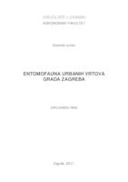 prikaz prve stranice dokumenta Entomofauna urbanih vrtova grada Zagreba