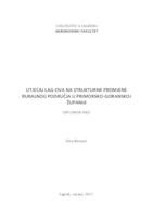 prikaz prve stranice dokumenta Utjecaj LAG-ova na strukturne promjene ruralnog područja u Primorsko-goranskoj županiji