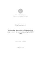 prikaz prve stranice dokumenta Molecular dissection of inbreeding depression for semen quality traits in cattle